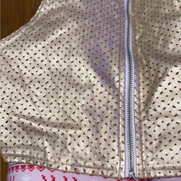 Blackmilk Royalty Gold Crop FAIR CONDITION ‼️FINAL PRICE‼️ - Picture 6 of 11